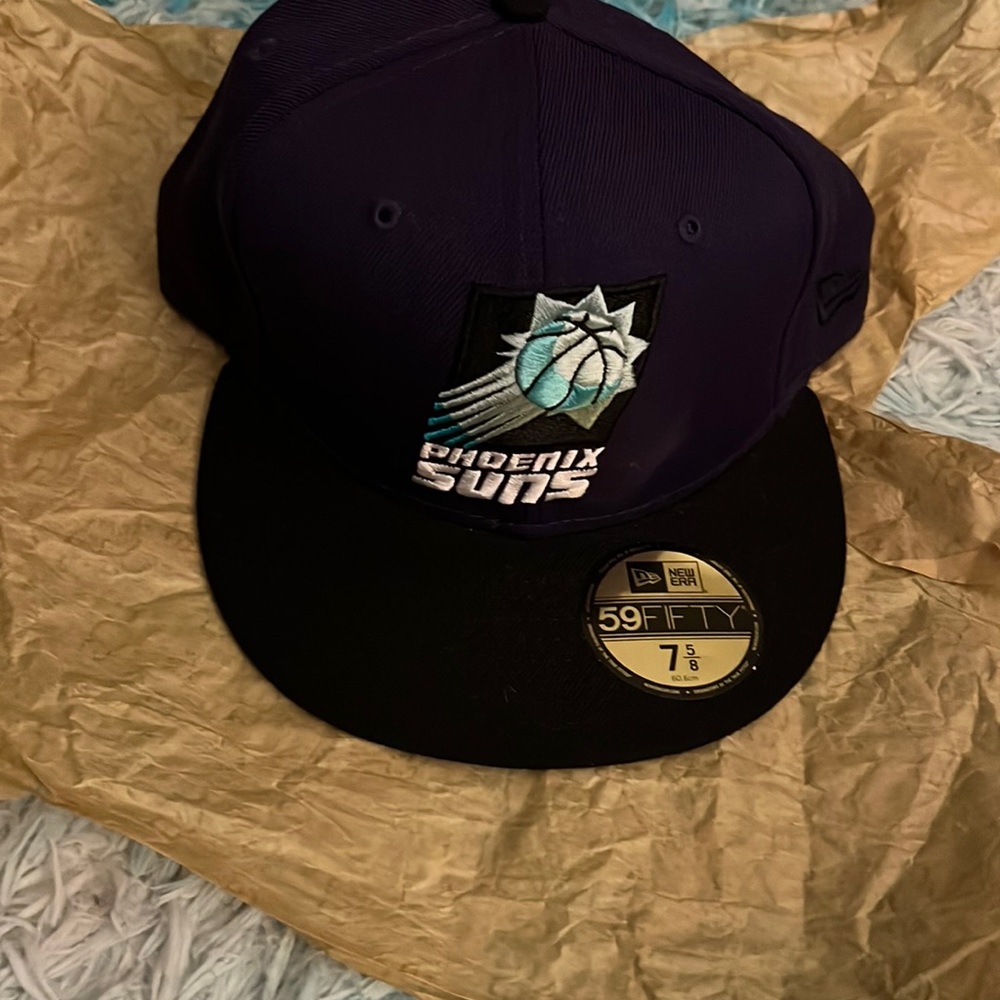 Phoenix suns 7 5/8 cap black. Purple new condition